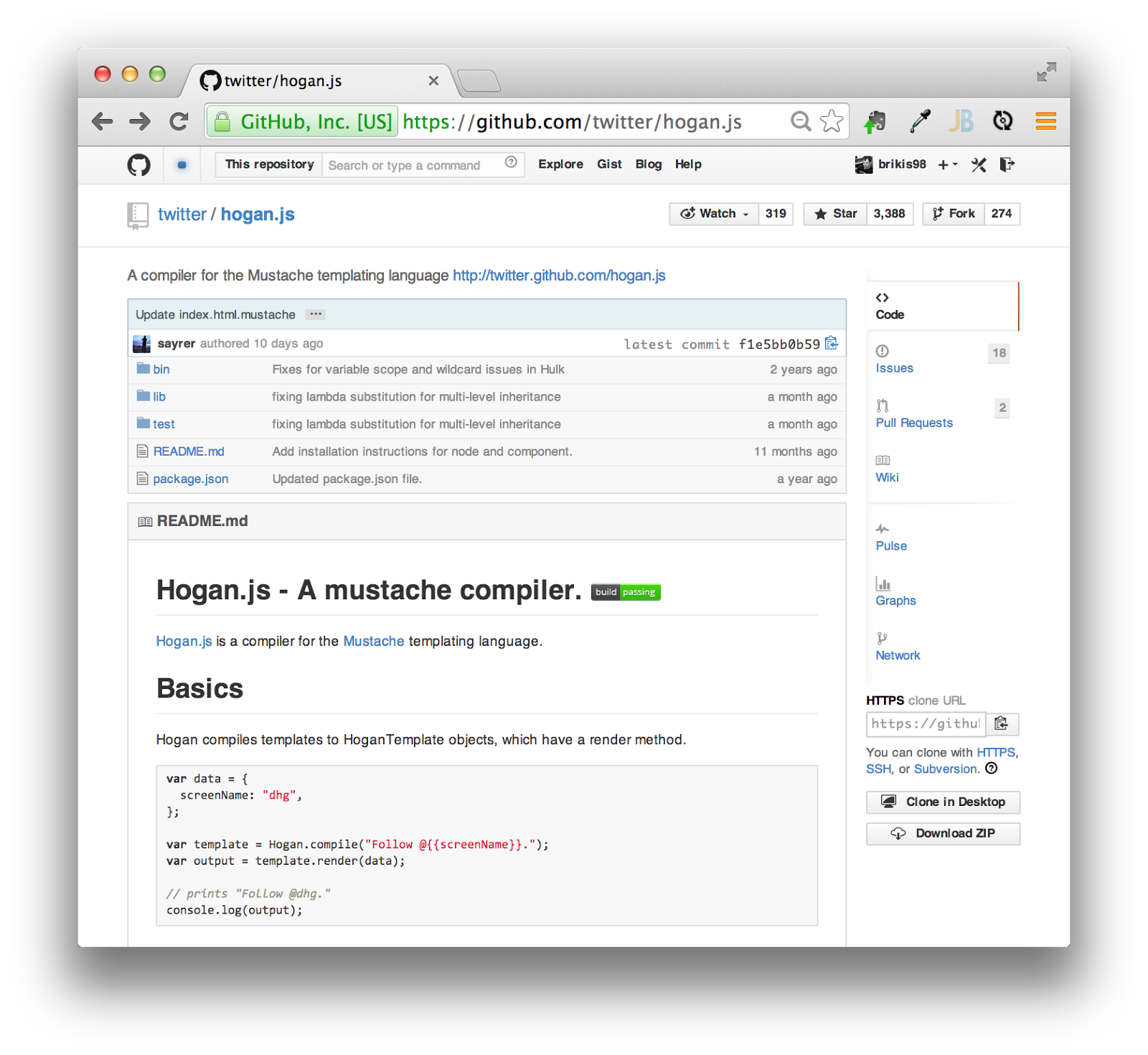 Hogan.js