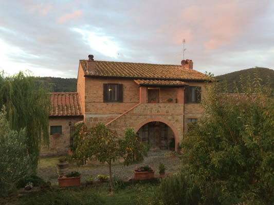 We stayed at an agriturismo (a farm house) in the heart of Tuscany