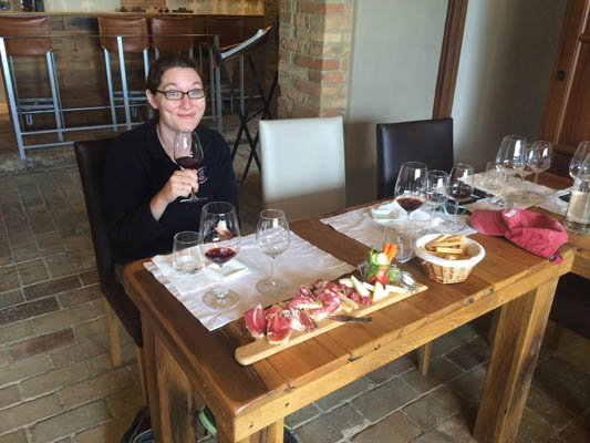 Wine tasting in Montalcino