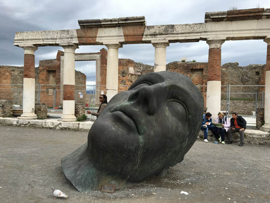 The ruins of Pompeii