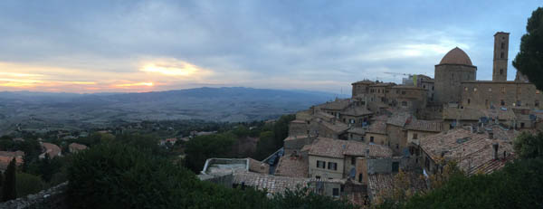 Sunset over Volterra