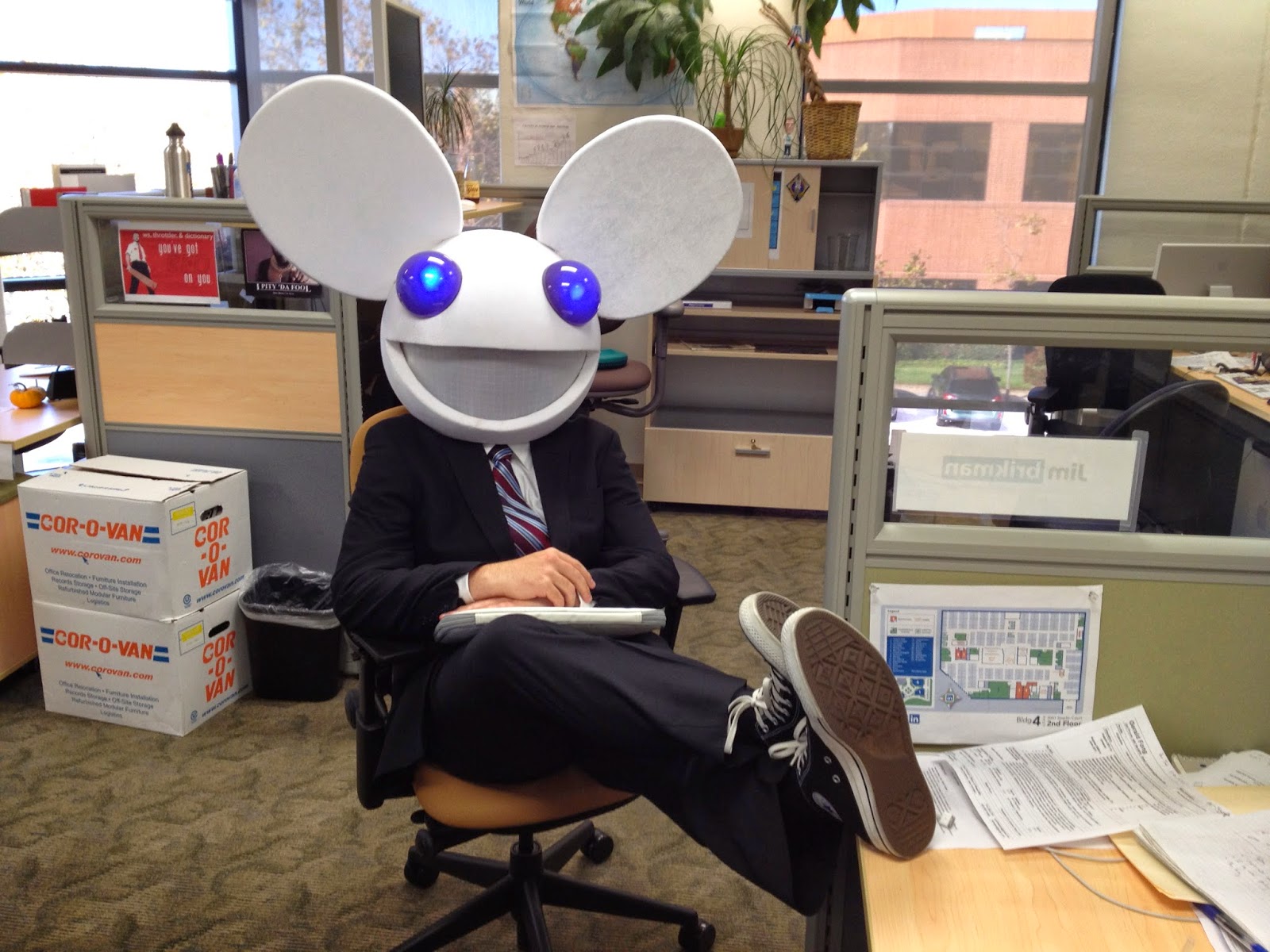 Halloween at the office (October, 2011)