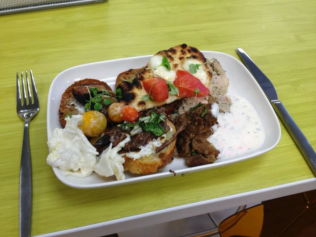 The lunch ain't bad either (August, 2013)