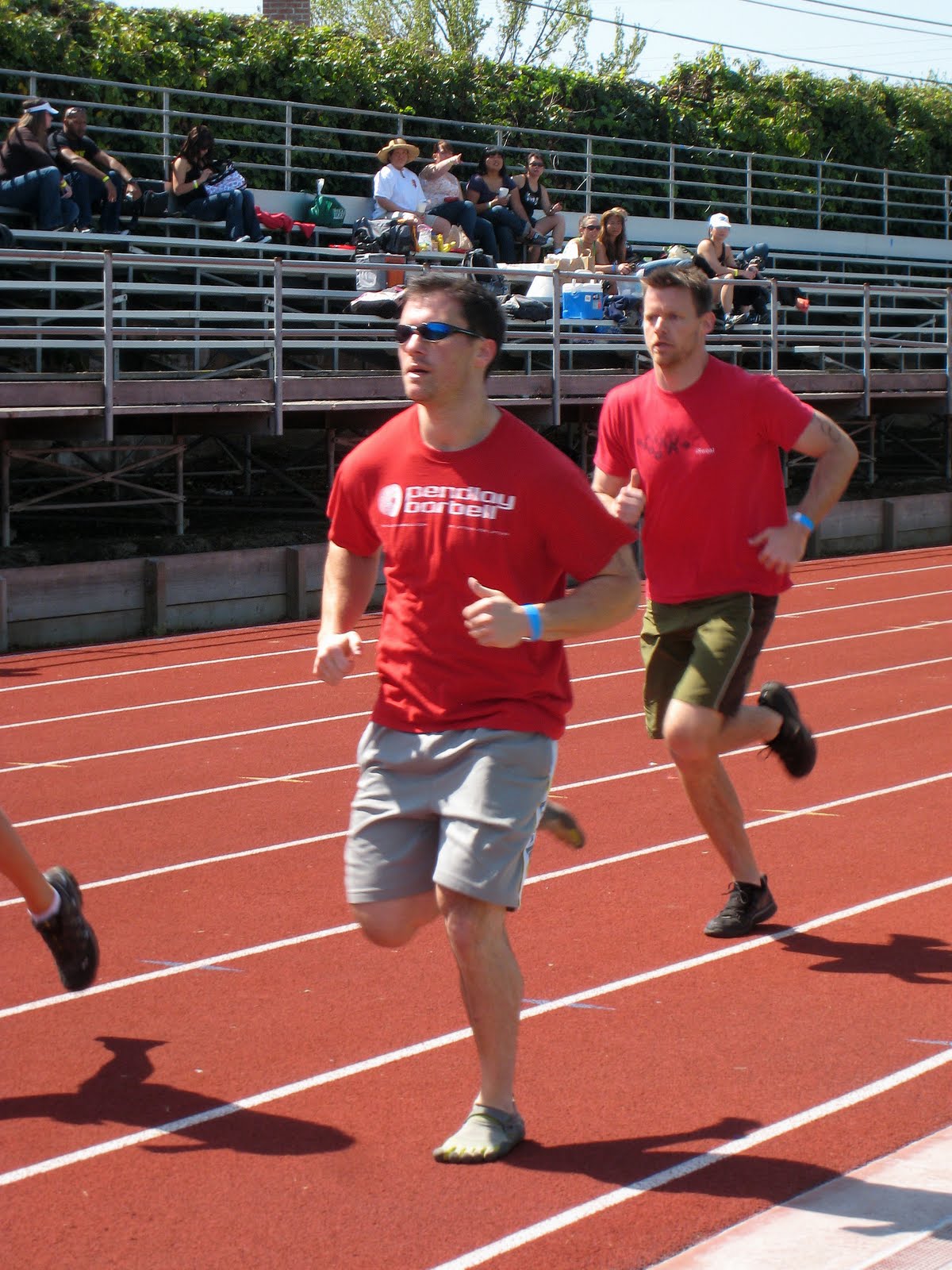 Me running