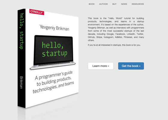 Hello, Startup Website